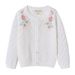 2021 Thin Children's Clothing Embroidered Hollow Cotton Children's Sweater European And American Foreign Trade Girls Knitted Cardigan Jacket_viptrois.com