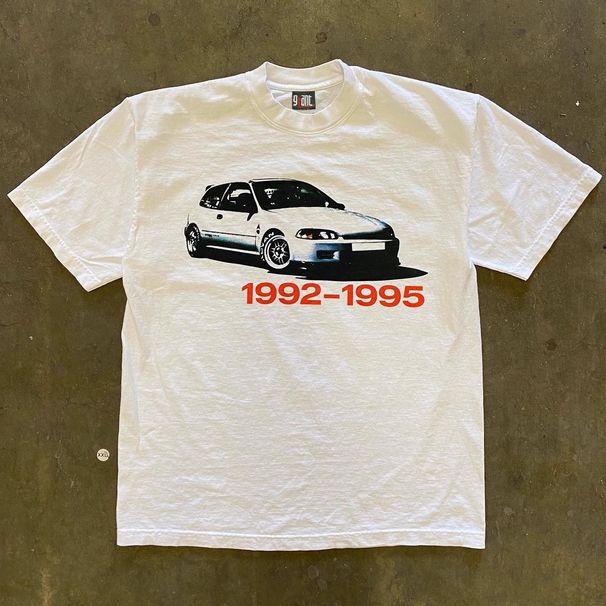 Summer Pure Cotton American Tide Brand Round Neck Printed T-shirt Oversize Niche Design Loose Short Sleeves_viptrois.com