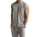 Men's Clothing Popular European Size Large Size Sports Waistcoat Vest Suit Men's Sleeveless T Shirt Trousers Quick Drying Summer_viptrois.com