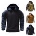 Men's Clothing New Long Sleeved T Shirt Men's Special Forces Work Uniform Training Camouflage Uniform Stretch Breathable Men's Hooded T Shirt_viptrois.com