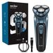 Men's Rotary Electric Shaver With Pop-Up Trimmer USB Cordless Beard Razor_viptrois.com