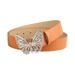 Women's Belts cute butterfly belt women's rhinestone versatile dress denim light luxury small fresh women's belt_viptrois.com