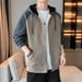Men's Cardigan Sweater Autumn And Winter Explosive Hooded Teen Casual Versatile Jacket_viptrois.com