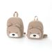 Feihong Cross Border Bear Backpack Corduroy Primary School Student Backpack Fashion Casual Backpack Cute Cartoon Plush Bag_viptrois.com