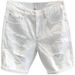 Men's Clothing Street Fashion White Ripped Denim Shorts Casual Trend Summer Scratched Beggar Five Points_viptrois.com