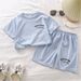 Children's Short Sleeved Suits Summer Baby New Style Boys Korean Clothes Girls Infant Thin Clothing Summer Clothes Children's Clothing_viptrois.com