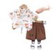 New Baby Elegant Shirt Short Sleeve For Boys' Handsome Children's Summer Shorts Set_viptrois.com