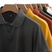 2025d Minimalist Summer Ice Silk Breathable Casual Turn-down Collar Short Sleeve T-shirt Classic Striped Slim Fit Ribbed Polo_viptrois.com