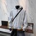 Men's Heavyweight Paris Grey Zip-Up Hoodie - 400g Warm Patchwork Deconstructed Streetwear Jacket For Autumn & Winter_viptrois.com