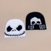Halloween Women's Hats New Dark Series Punk Skull Knitted Hat For Men And Women Warm Hip Hop Street Fashion Pullover Hat_viptrois.com