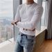2025 Winter New Men's Base Shirt Long Sleeve T-Shirt Pure Cotton Slim Fit Inner Layer Autumn Top One Piece Dropshipping_viptrois.com