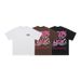 American Style Trendy Brand Summer New Printed Niche Letter Small Neck Loose T-Shirt For Men_viptrois.com