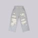 Men's Clothing Special Wide Leg Straight Summer Pure Cotton High Waist Sweatpants Versatile Spray Color Sports Casual Pants Hip Hop Style Pants_viptrois.com
