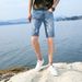 Men's Clothing Summer Sports Pants Washable Terry Casual Shorts Ripped Pants_viptrois.com