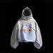 Men's Clothing Fashion Casual Street Color Stitching Letter Foam Printing Hooded Sweatshirt_viptrois.com