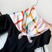 70cm Spring Summer New Square Colorful Printed Silk Women's Professional Neck Satin Small Scarf_viptrois.com