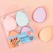 Powder Puff Wet And Dry Dual Use Facial Fingertip Makeup 4 Pack Mini Thumb Powder Puff Beauty Tool Portable_viptrois.com