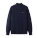 Men's Clothing Retro Heavy Knitted Sweater Winter Thick Lazy Style Half Zipper High Collar Coat Sweater_viptrois.com