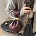 Women's Bags Autumn And Winter New Retro Pleated Simple Niche Design Stylish Personality Small Bag Female Aesthetic Bucket Bag_viptrois.com