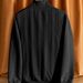 Cross-Border European And American Casual Stand Collar Zipper Pullover Solid Color Loose Knitted Patchwork_viptrois.com