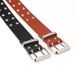Women's Belts style women's casual belt, new punk style belt for women, double row cornrows hollow wide belt wholesale_viptrois.com
