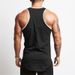 Men's Fitness Vest Summer Cotton Stretch Top American I-shaped Back Bodybuilding Training Clothes T-shirt Bottoming Shirt_viptrois.com