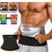 Unisex Men and women sweat belly belt belt postnatal yoga waist trimmer sweat fitness sports plastic belt_viptrois.com