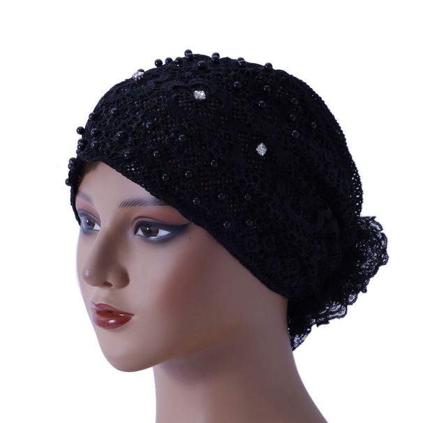 Beaded Floral Sun Hat – 2025 Fashionable Summer Veil Scarf With UV Protection (Net Red Hot Style)_viptrois.com