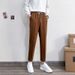 Men's Clothing Trousers Spring Nine Point Trousers Casual Literary Suit Trousers_viptrois.com