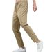 Summer Men's Light Sports Casual Pants Breathable Midweight Polyester Straight Leg Mid Waist Machine Washable_viptrois.com