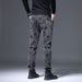 Men's Casual Slim-fit Straight Trousers Men's Light Business Personality Versatile Trendy Trousers_viptrois.com