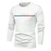 "Men's Graphic Print Long Sleeve T-Shirt - Oversized Fit With 3D Lettering, Moisture-Wicking Polyester For Streetwear (Sizes XXS-XXXL)"_viptrois.com
