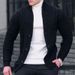 Men's Winter Knit Cardigan Coat – Cable Knit Sweater Jacket With Shawl Collar (S-XXXL, 4 Classic Colors)_viptrois.com