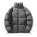 Men's Puffer Jacket – Lightweight Quilted Polyester Coat (S-3XL, Black/Charcoal/Taupe/Mint)_viptrois.com