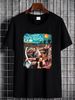 Famous Artists Vincent Van Gogh Salvador Dali Banky T Shirt Meme Top Tee 1425 Summer Breathable Stretched Stylish Top For Everyday Wear Casual_viptrois.com