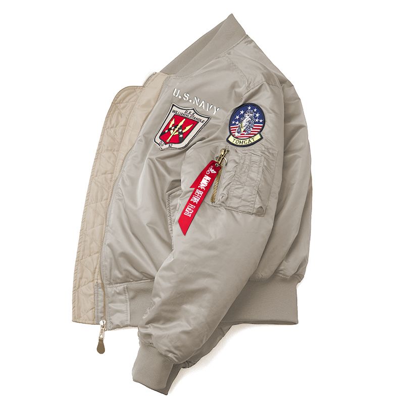 2025 Winter Top Gun Bomber Flight Jacket Windproof Water Resistant MA-1 Air Force Army Vintage Pilot Motorcycle Aviator_viptrois.com