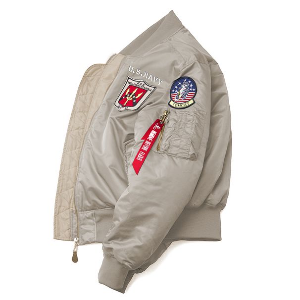 2025 Winter Top Gun Bomber Flight Jacket Windproof Water Resistant MA-1 Air Force Army Vintage Pilot Motorcycle Aviator_viptrois.com