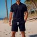 Men's Clothing Summer Casual All Match Suit Two Piece Suit Fashion_viptrois.com
