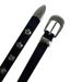 Y2K Punk Style Leather Rivet Belt Niche Design Sense Chain Personality Simple Fashion Versatile Waist Accessory_viptrois.com