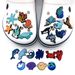 New Cute Sea Animal Cartoon Shoes Flower Shoe Buckle Soft Glue DIY Summer Sandals Accessories Accessories_viptrois.com