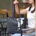 Women's Scarf Tote Bag With Heart Embroidery - Large Capacity Solid Color Handbag_viptrois.com
