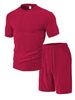 Men's Clothing Casual Loose Short Sleeved Shorts Sports Suit Polo Shirt_viptrois.com