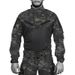 Men's Clothing Frog Suit Spring And Autumn Stand Up Collar Long Sleeved Camouflage Outdoor Training Suit Men's Multi Pocket CS Instructor Uniform_viptrois.com