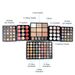 VERONNI Professional Kit - 132 Color Eyeshadow Palette With Gloss, Blush & Lip Pencils, All-in-One Cosmetic Set For_viptrois.com