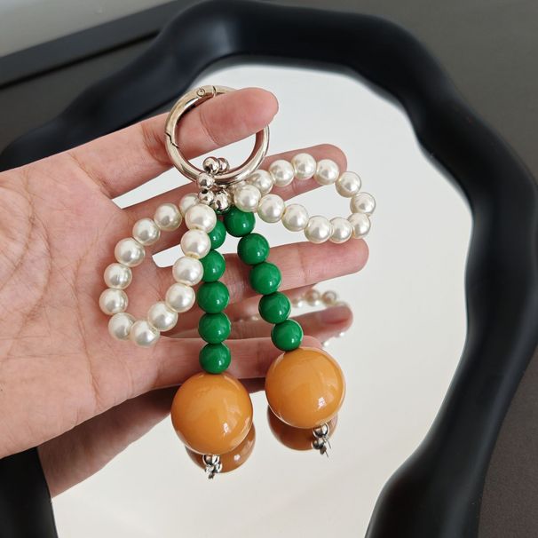 Bag Pendant Cherry Candy, Large Round Beads, Colorful Pearls, Beaded Bags, Pendants, Mobile Phone Chains, Pendants_viptrois.com