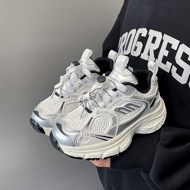 Children's Sports Shoes New Boys' Shoes Breathable Girls' Running Shoes Non Slip Trendy Brand_viptrois.com