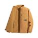 Reversible Thickened Velvet Jacket For Men - Double-Sided Outdoor Coat With White Duck Down (M-8XL) - Black/Grey/Orange/Army Green_viptrois.com