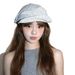Beret Octagonal For Women, Artistic Striped Cotton Linen, Spring Summer Autumn, Face Slimming Newsboy Hat, Painter Hat_viptrois.com