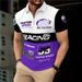 Men's Clothing Zipper Polo Shirt - 3D Racing Print Breathable Pique Knit With Modern Fit_viptrois.com