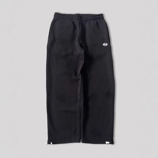 Streetwear Embroidery Jogger Pants Men's Hip Hop Casual Sweatpants High Waist Loose Fit Cotton Polyester Blend Trendy Unisex Lounge Pants_viptrois.com